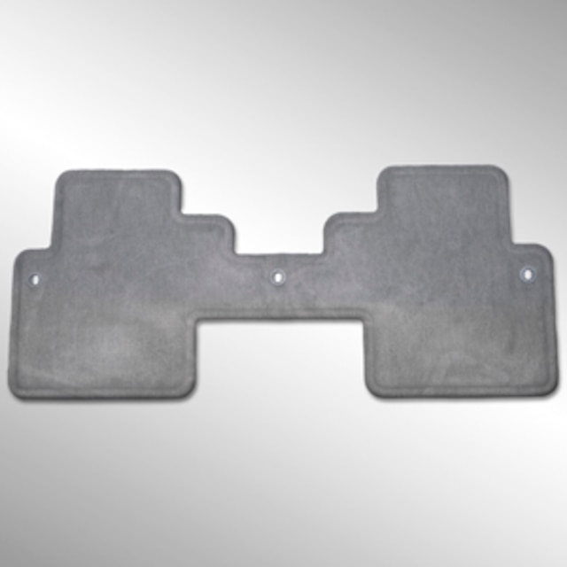Second-Row One-Piece Carpeted Floor Mat in Titanium for Models with Second-Row Captain's Chairs