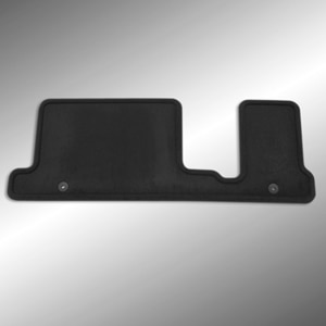 Third-Row One-Piece Carpeted Floor Mat in Jet Black for Models with Second-Row Bench Seat
