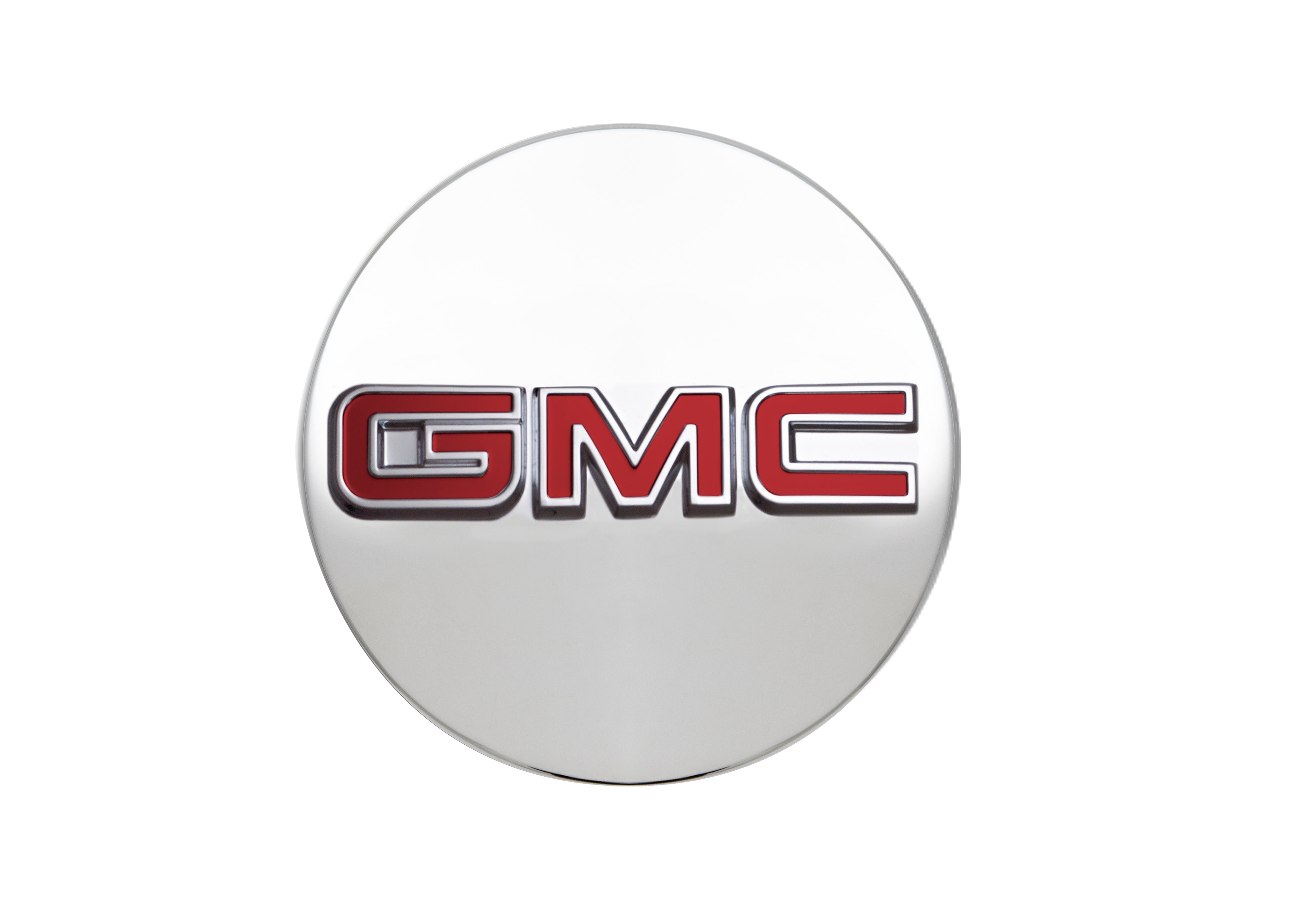 Center Cap in Brushed Aluminum with GMC Logo