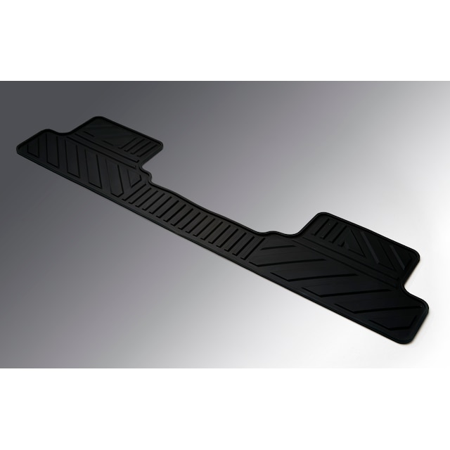 Extended Cab Second-Row One-Piece Premium All-Weather Floor Mat in Jet Black