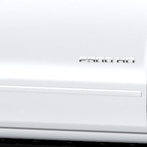 Regular Cab Door Moldings in Summit White