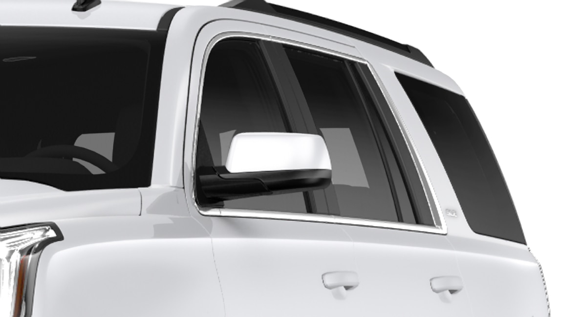 Outside Rearview Mirror Covers in Chrome