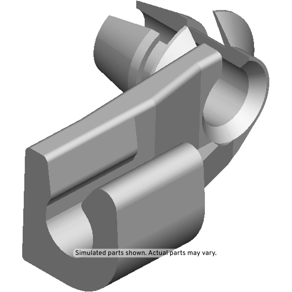 GM Genuine Parts Nylon Door Latch Rod Clip in White