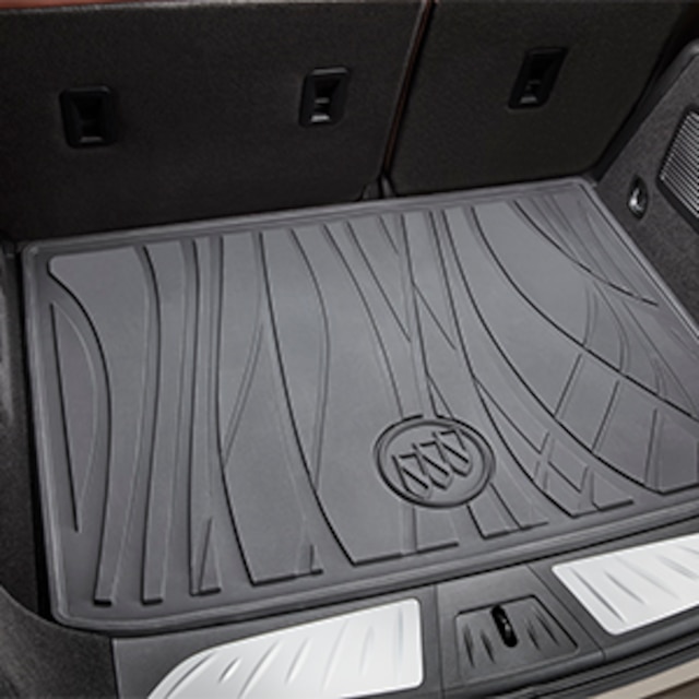 Premium All-Weather Cargo Area Mat in Ebony with Buick Logo