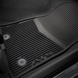 First- and Second-Row Premium All-Weather Floor Mats in Jet Black