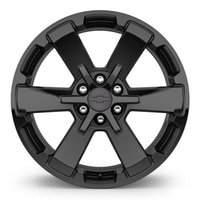 Chevrolet 22x9-Inch Aluminum 6-Spoke Wheel in Gloss Black