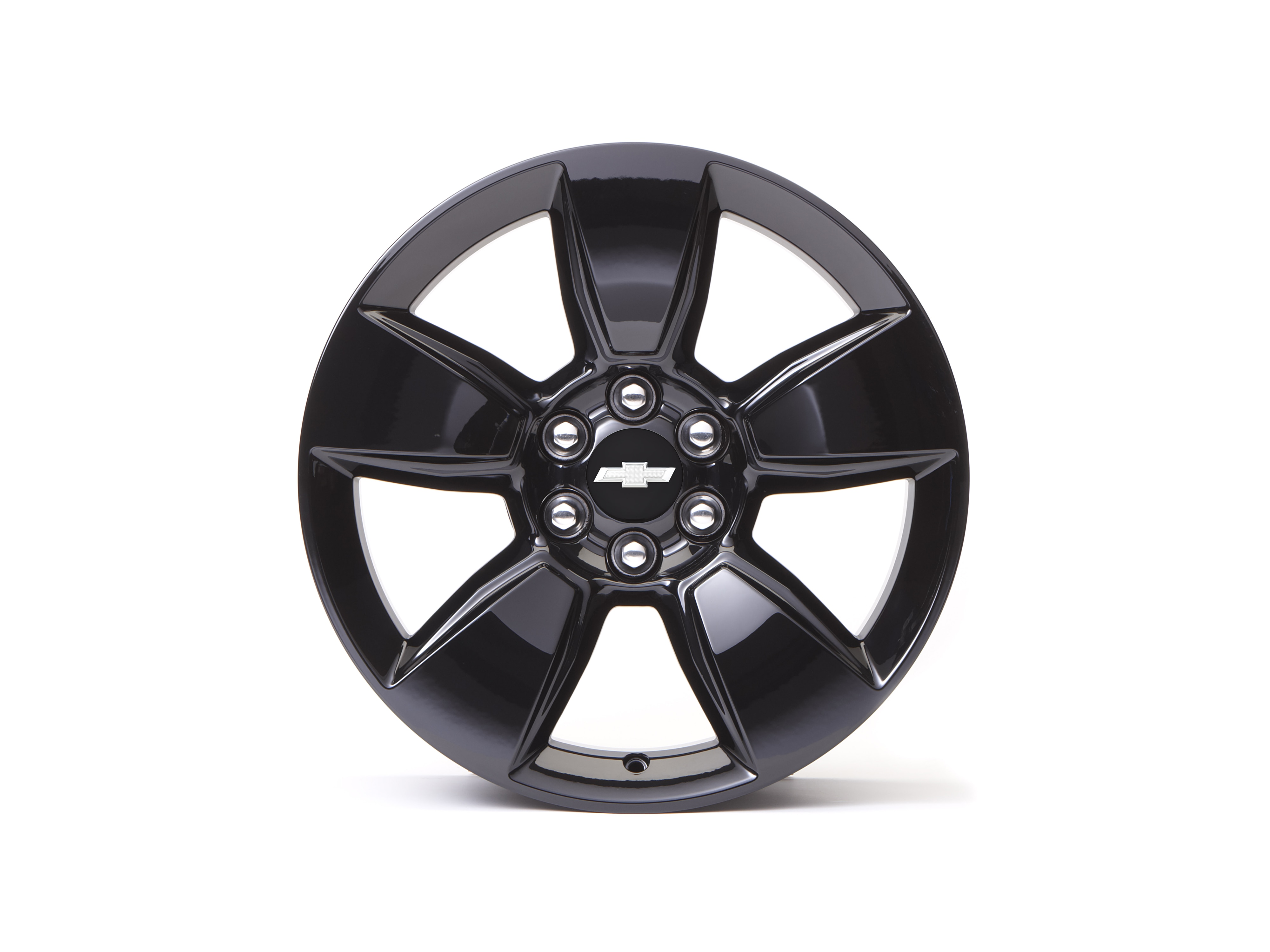 18x8.5-Inch Aluminum 5-Spoke Wheel in Gloss Black
