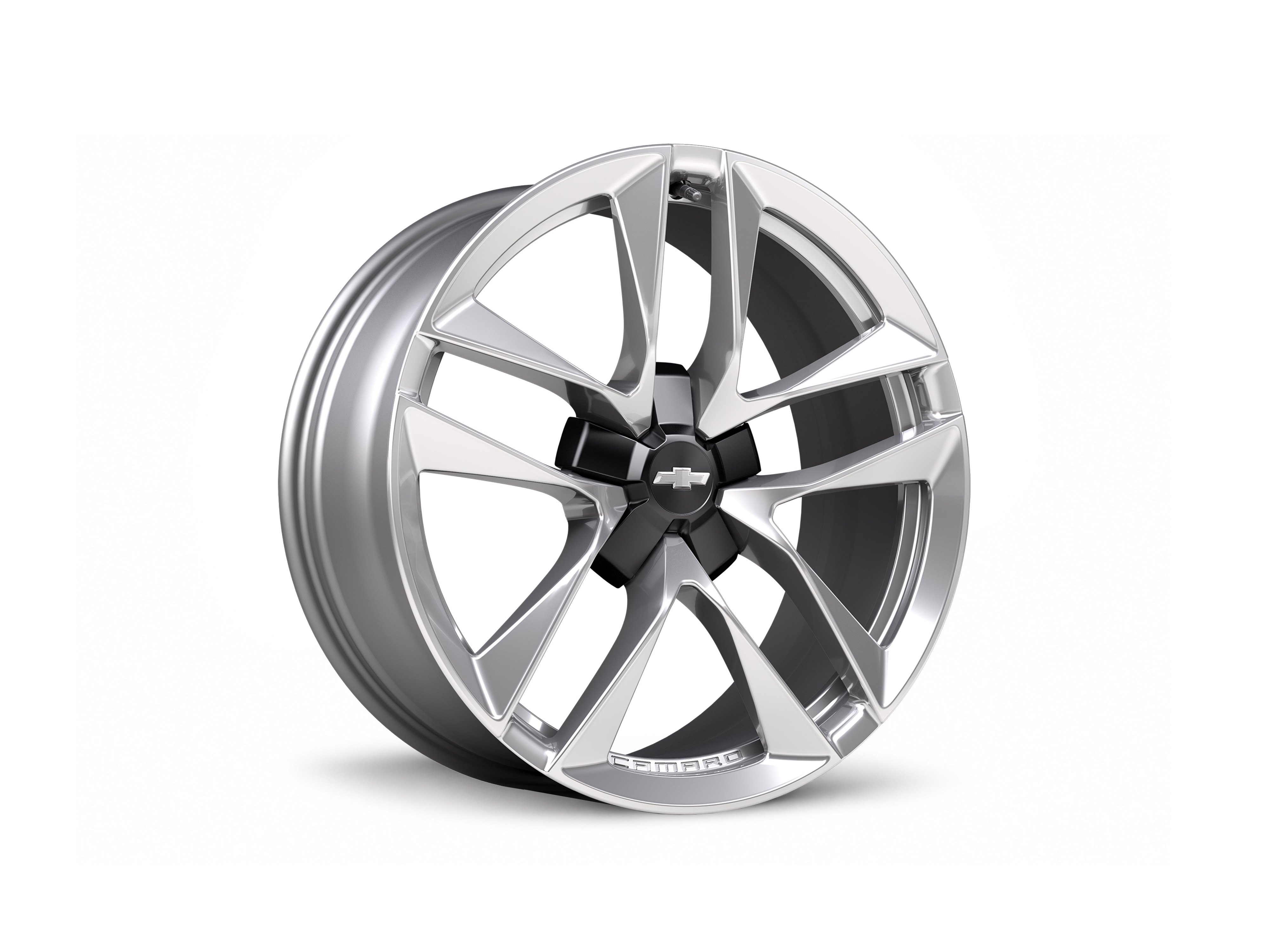20x9.5-Inch Aluminum 5-Split-Spoke Rear Wheel in Polished Finish