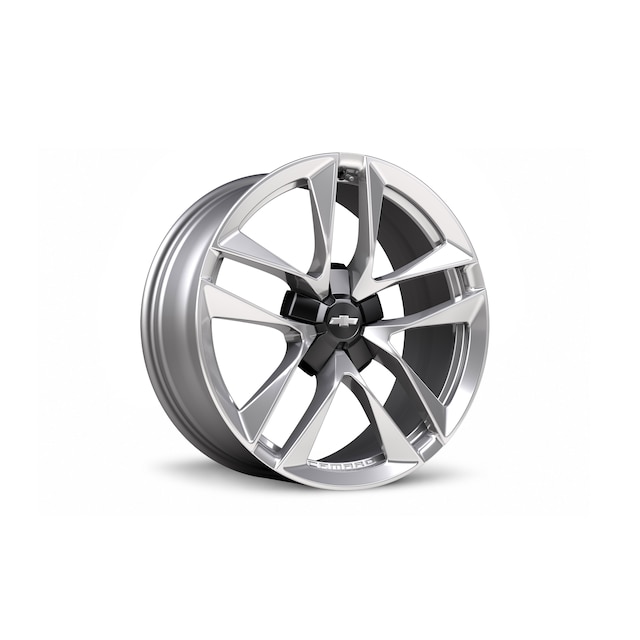 20x9.5-Inch Aluminum 5-Split-Spoke Rear Wheel in Polished Finish