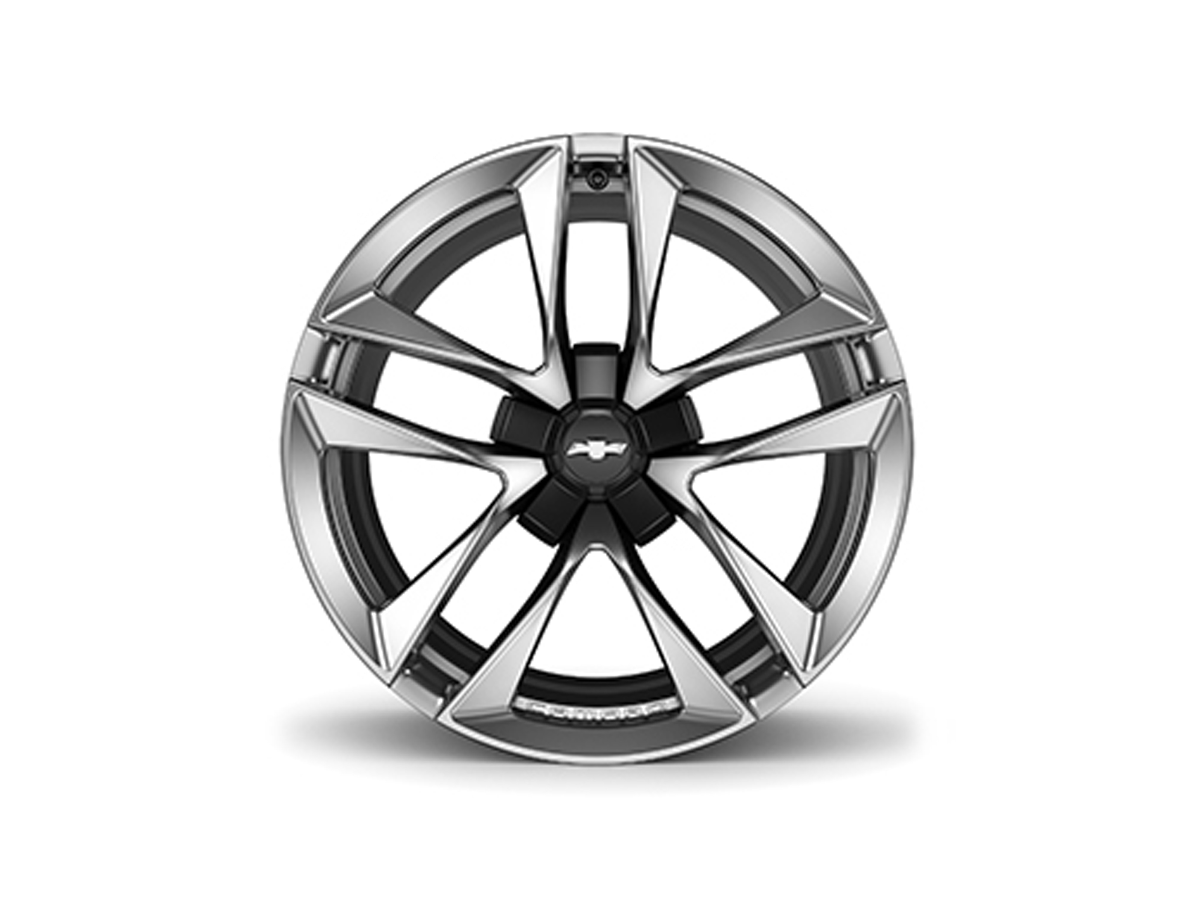 20x8.5-Inch Aluminum 5-Split-Spoke Front Wheel in Polished Finish
