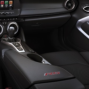 Arm Rest in Jet Black with RS Logo