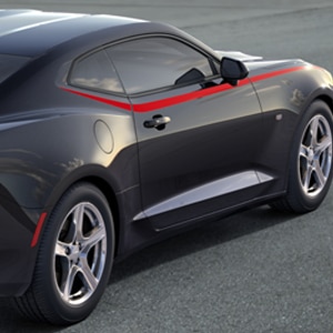 Spear stripe Package in Red Hot