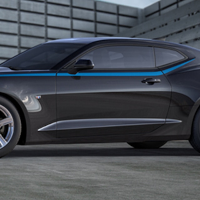 Spear stripe Package in Hyper Blue Metallic