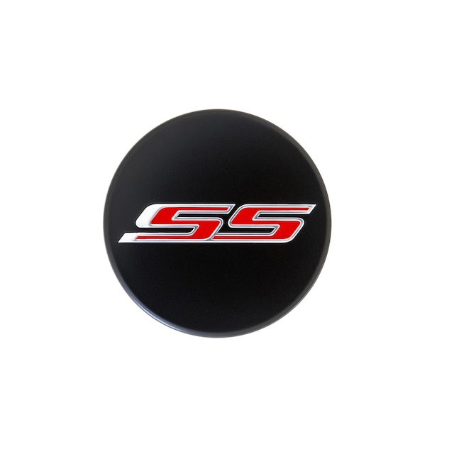 Center Cap in Black with Red SS Logo