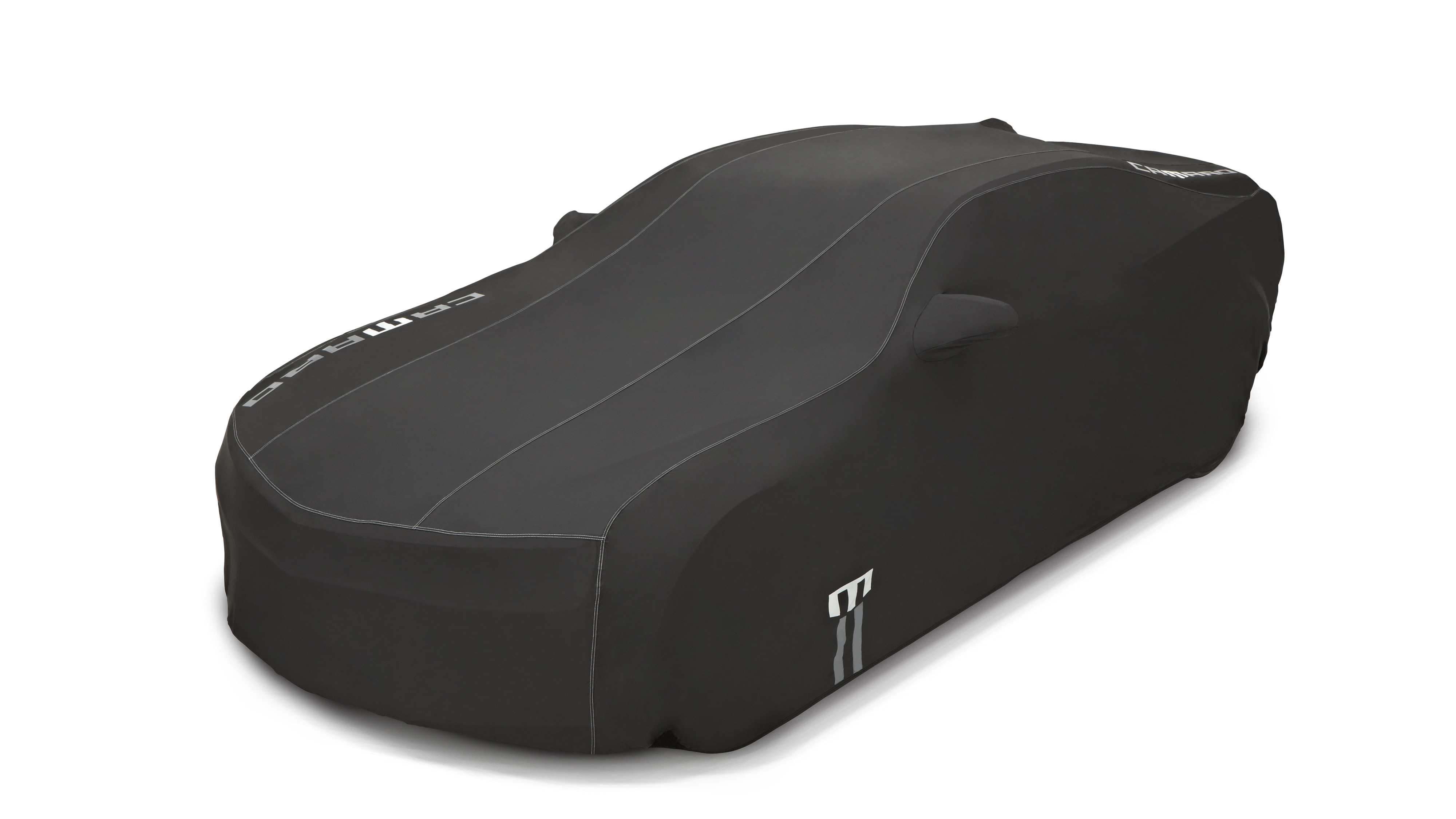 Premium All-Weather Outdoor Car Cover in Black with Camaro Logo