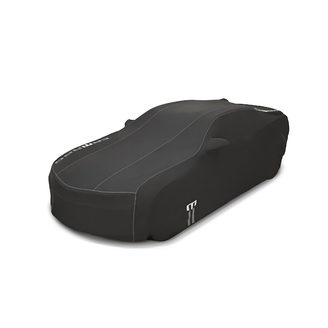 Premium All-Weather Outdoor Car Cover in Black with Camaro Logo
