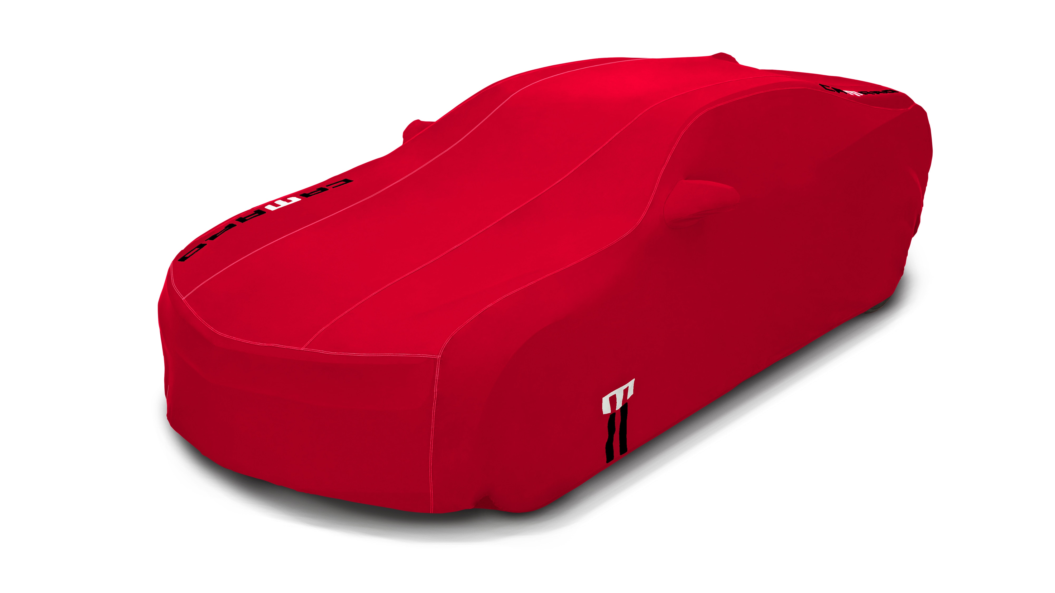 Premium All-Weather Outdoor Cover in Red with Camaro Logo