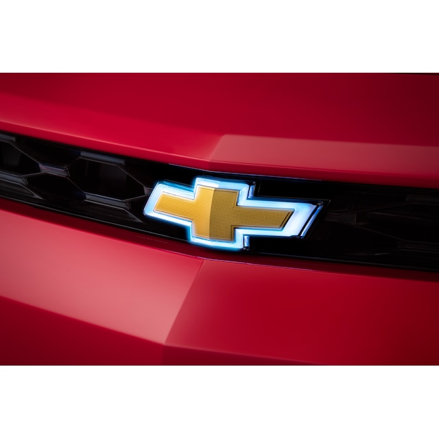 Front Illuminated Bowtie Emblem in Gold