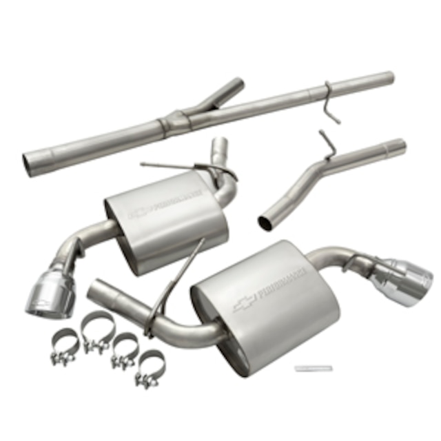 2.0L Cat-Back Dual Exit Exhaust Upgrade System with Polished Tips
