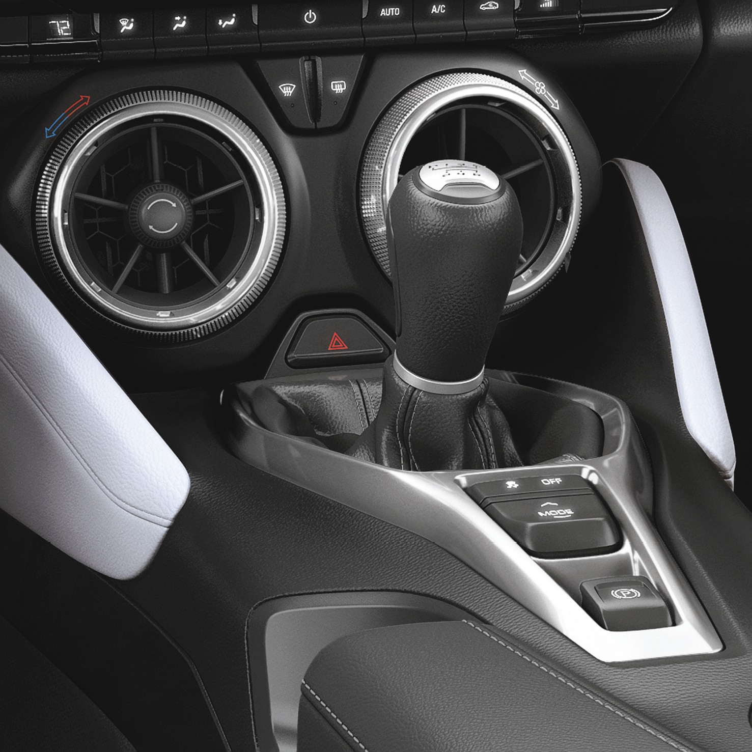 Four-Piece Knee Pad Interior Trim Kit in Ceramic White