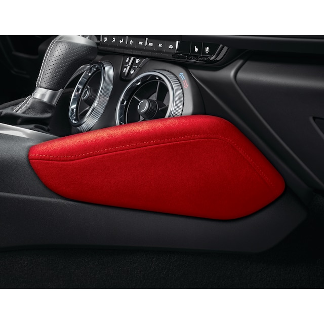 Four-Piece Knee Pad Interior Trim Kit in Red with Torch Red Stitching