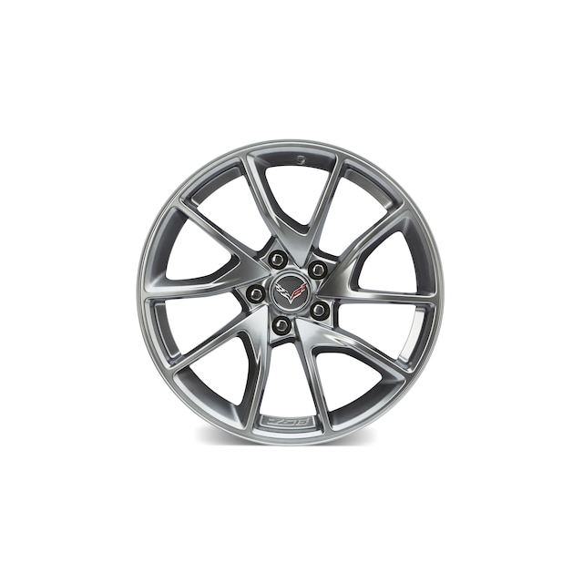 20x12-Inch Aluminum 5-Split-Spoke Rear Wheel in Nickel Pearl