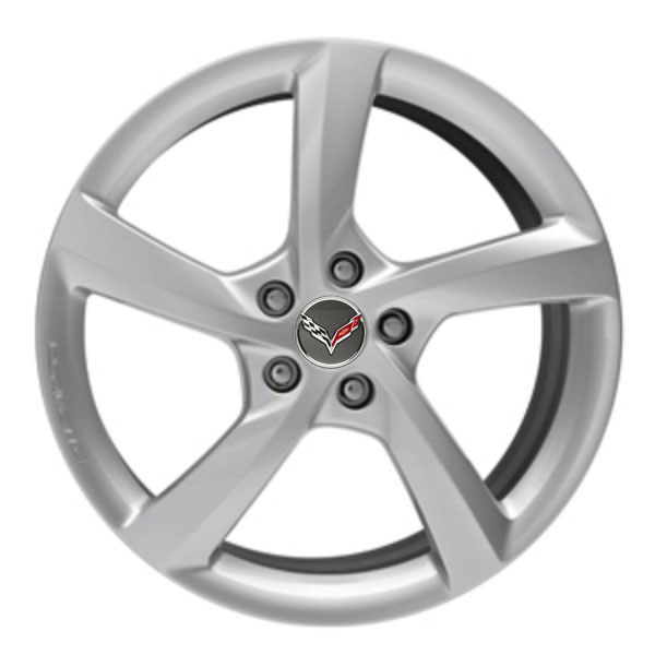 19- and 20-Inch Forged Aluminum 5-Spoke Wheel Package in Silver