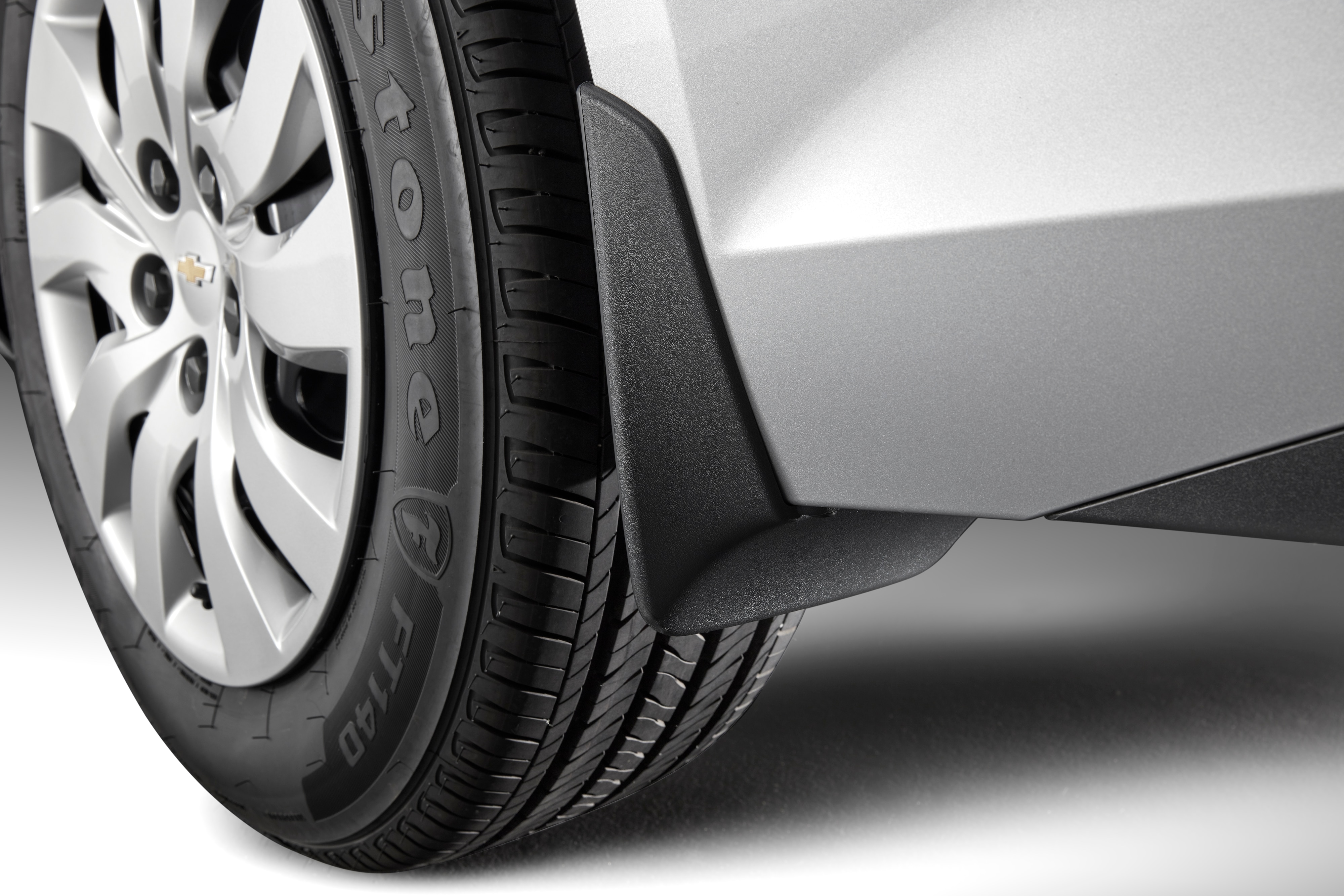 Rear Splash Guards in Black