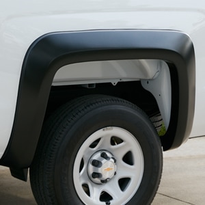 Standard and Long Box Rugged Look Fender Flare Set by EGR® in Black - Associated Accessories