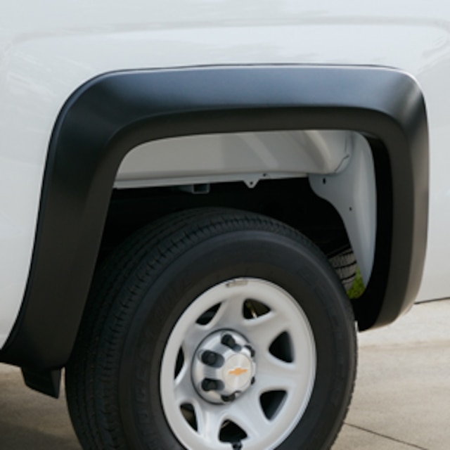 Standard and Long Box Rugged Look Fender Flare Set by EGR® in Black - Associated Accessories