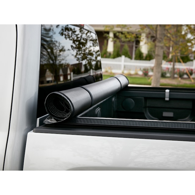 Long Bed Soft Roll-Up Truck Bed Cover in Black by Advantage® - Associated Accessories
