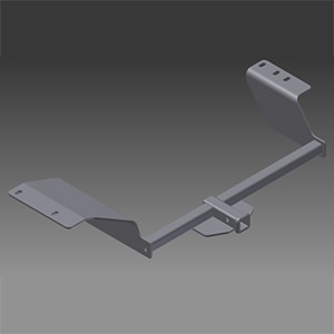 110-lb. Capacity Hitch Carrier Mount by CURT™ - Associated Accessories