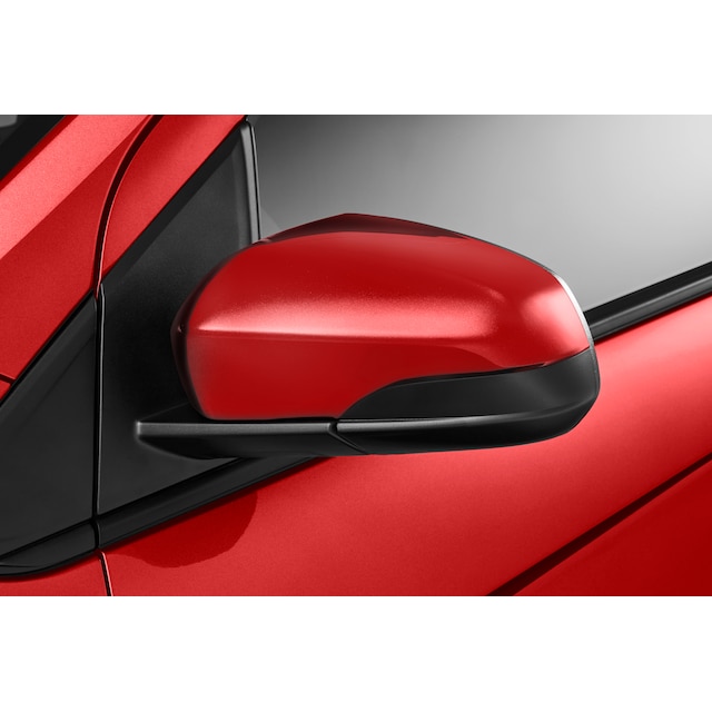 Outside Rearview Mirror Covers in Red Hot