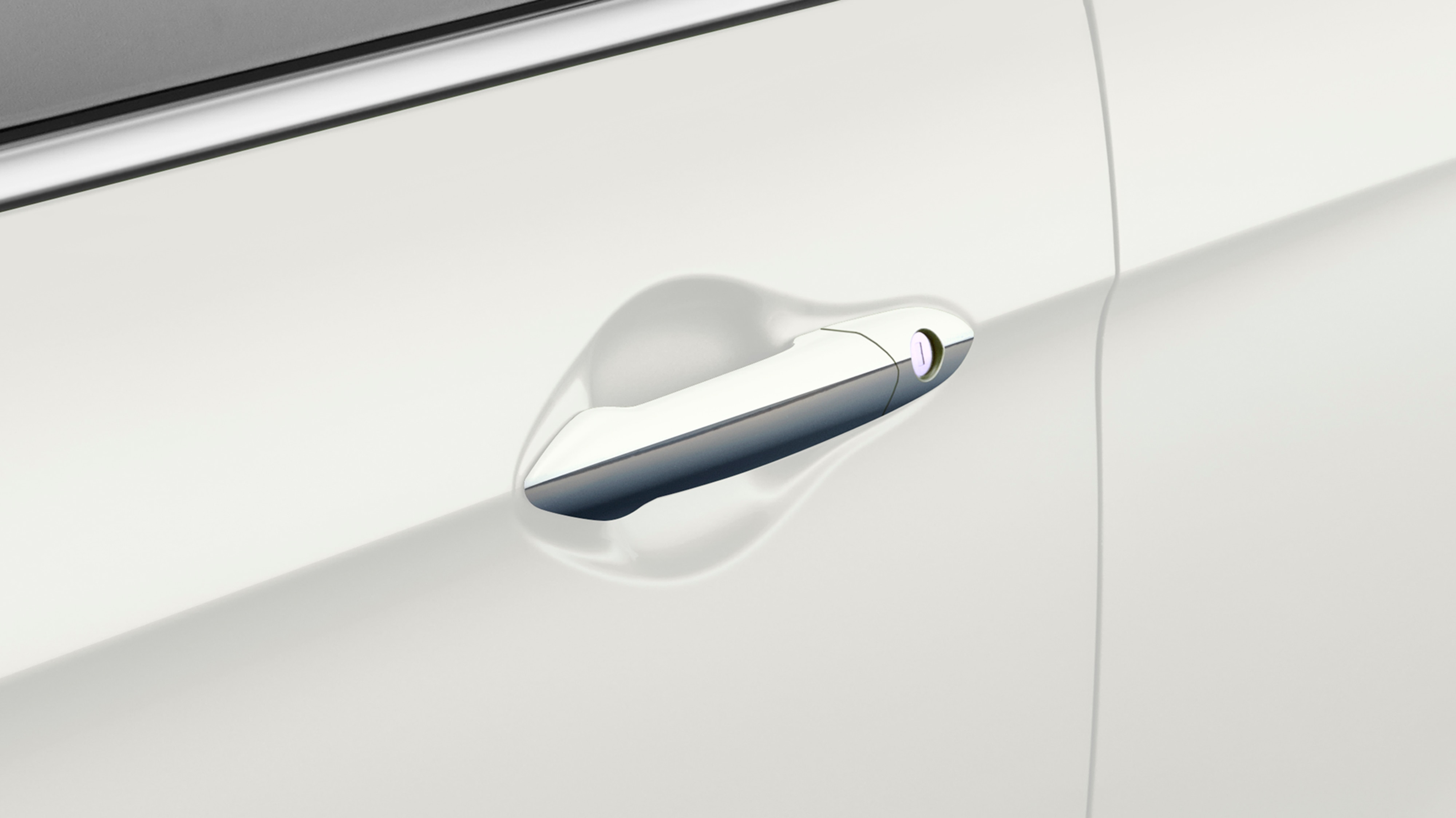 Chevrolet Front Door Handles in Chrome with Keyless Entry System