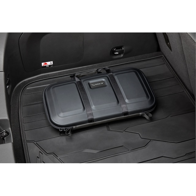 Charging Cord Storage Bag in Black with Volt Script