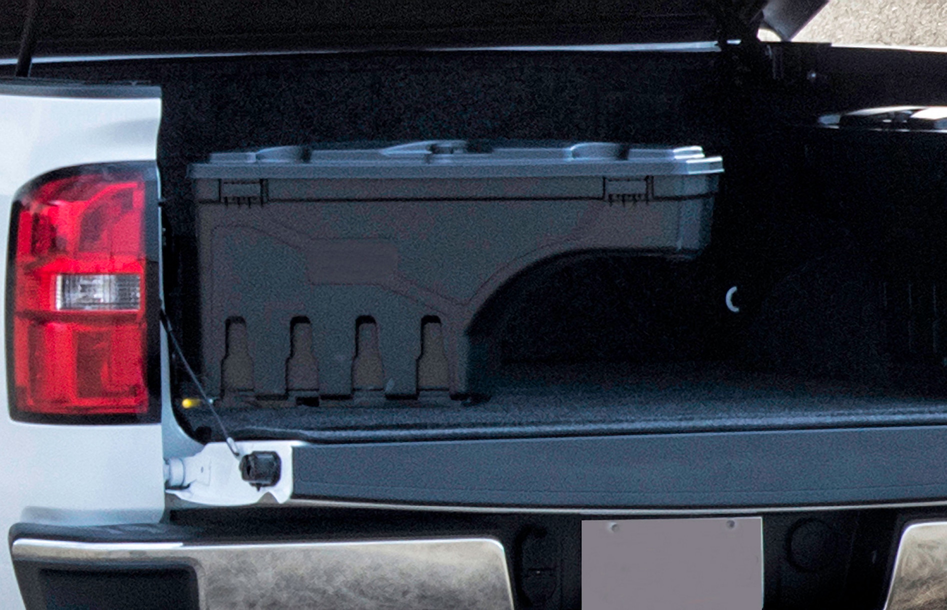 Driver Side Swingout Tool Box in Black by Undercover™ - Associated Accessories