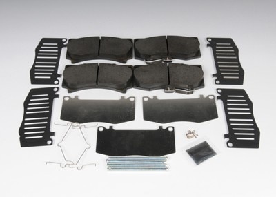 ACDelco GM Original Equipment Front Disc Brake Pad Set with Clips, Pins, Shims and Lubricant