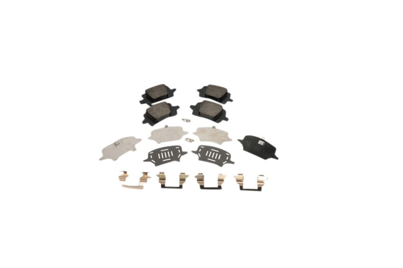 GM Genuine Parts Front Disc Brake Pad Set with Clips and Shims
