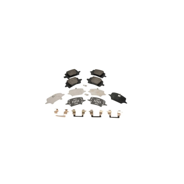 GM Genuine Parts Front Disc Brake Pad Set with Clips and Shims