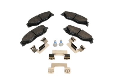 GM Genuine Parts Rear Disc Brake Pad Set with Clips and Bolts