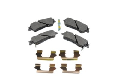 GM Genuine Parts Rear Disc Brake Pad Set with Clips and Bolts