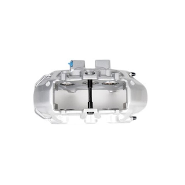 GM Genuine Parts Silver Front Passenger Side Disc Brake Caliper Assembly
