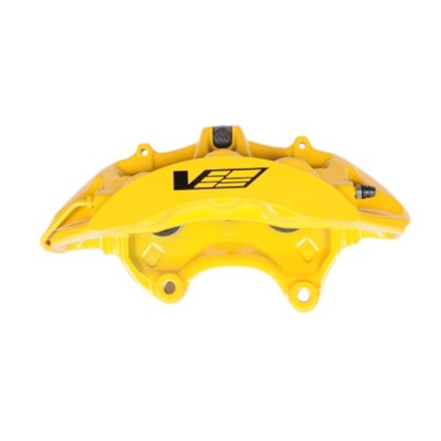 GM Genuine Parts Yellow Front Passenger Side Disc Brake Caliper Assembly