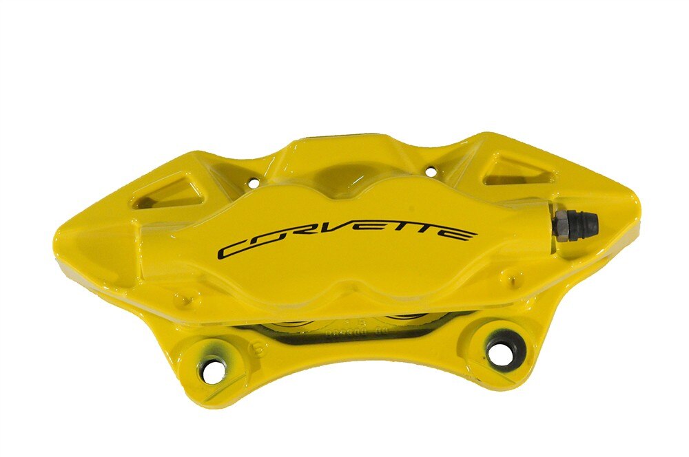 GM Genuine Parts Yellow Rear Driver Side Disc Brake Caliper Assembly