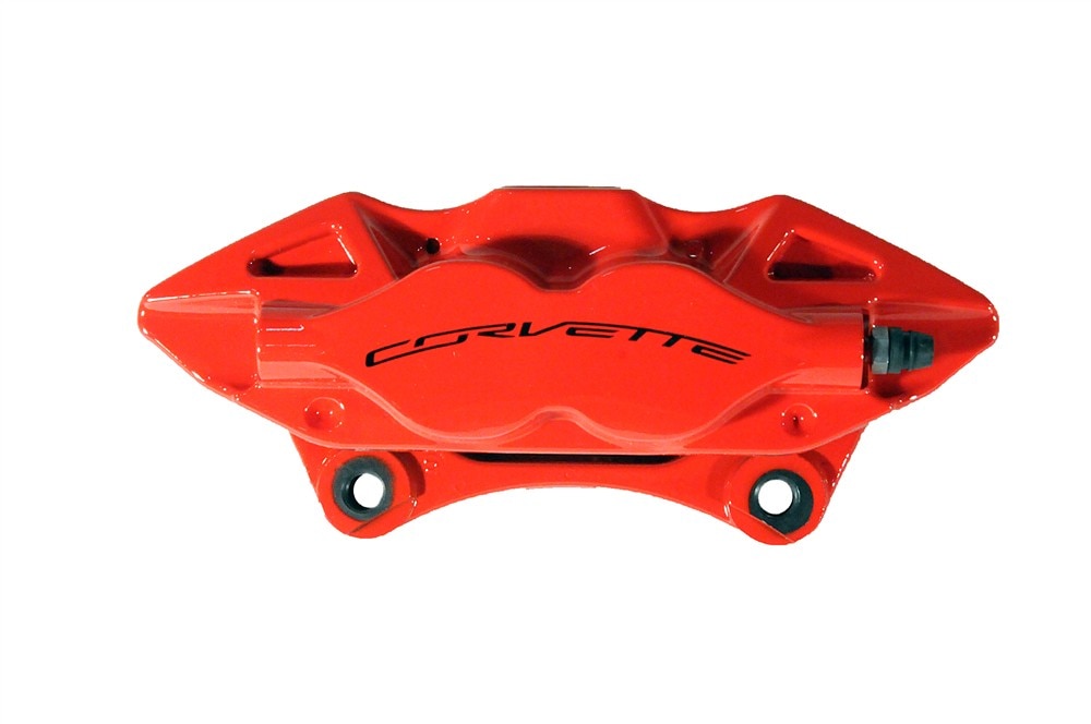 GM Genuine Parts Red Rear Driver Side Disc Brake Caliper Assembly