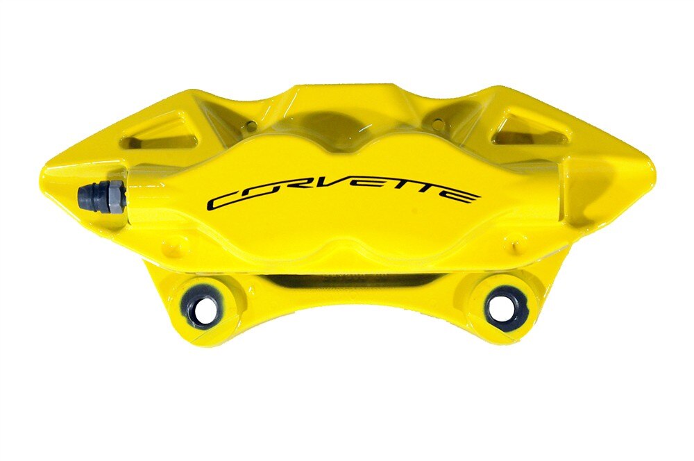 GM Genuine Parts Yellow Rear Passenger Side Disc Brake Caliper Assembly