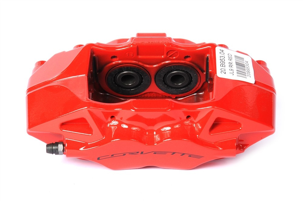 GM Genuine Parts Red Rear Passenger Side Disc Brake Caliper Assembly