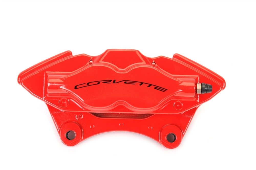 GM Genuine Parts Red Rear Driver Side Disc Brake Caliper Assembly