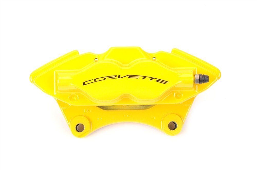 GM Genuine Parts Yellow Rear Driver Side Disc Brake Caliper Assembly