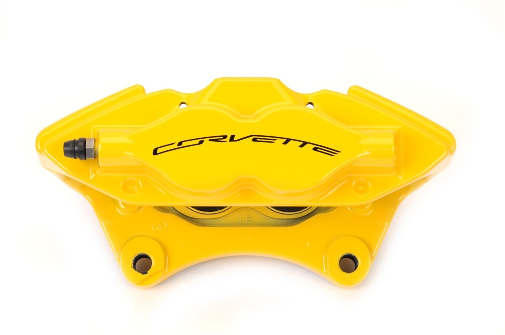 GM Genuine Parts Yellow Rear Passenger Side Disc Brake Caliper Assembly